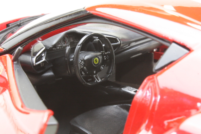 Ferrari 296 GTB 2022, red/white