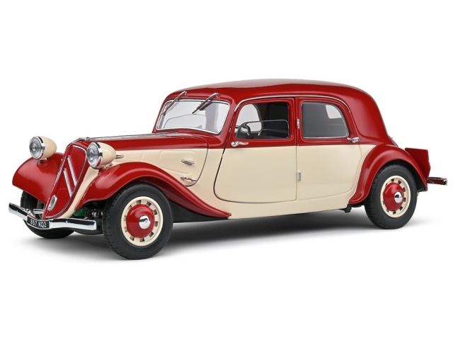 Citroen Traction 11CV 1937, punainen/beige
