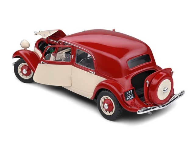 Citroen Traction 11CV 1937, punainen/beige