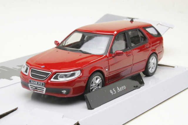 Saab 9-5 Sport Combi 2006, red