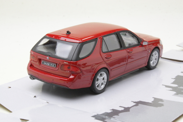 Saab 9-5 Sport Combi 2006, punainen