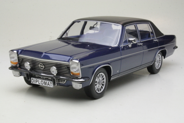 Opel Diplomat B 1972, sininen/musta
