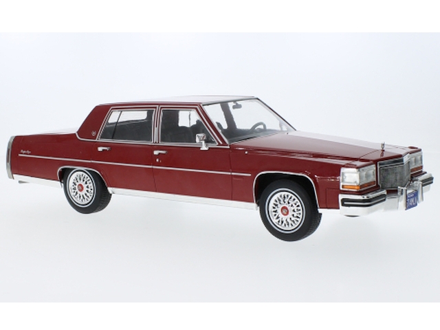 Cadillac Fleetwood Brougham 1982, red