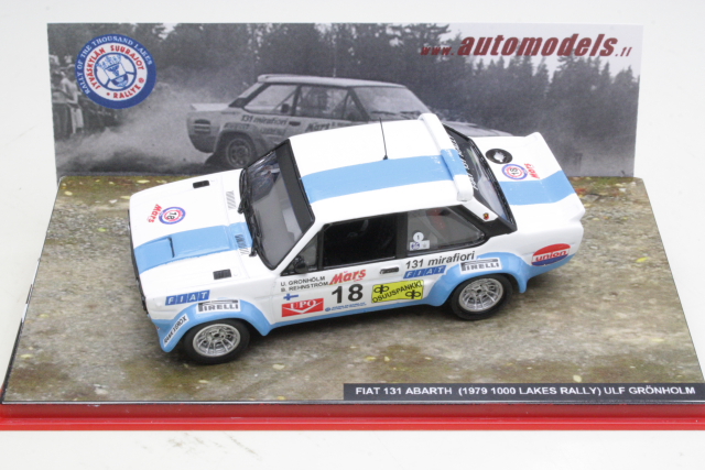 Fiat 131 Abarth, Finland 1979, U.Gronholm, no.18