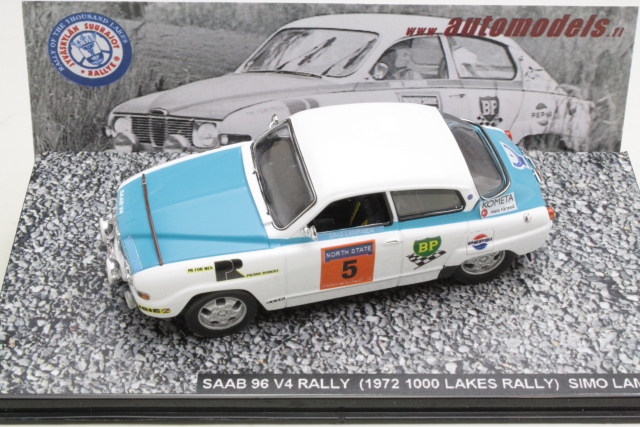 Saab 96 V4, 1st. Finland 1972, S.Lampinen, no.5