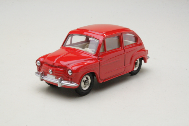 Fiat 600D 1964, red
