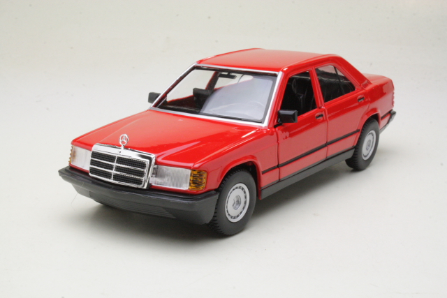 Mercedes 190E (w201) 1987, red