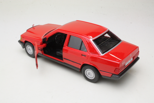 Mercedes 190E (w201) 1987, punainen
