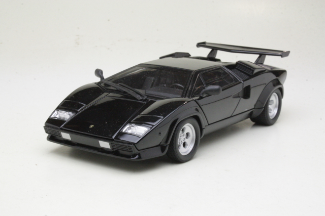 Lamborghini Countach LP5000S 1988, musta - Sulje napsauttamalla kuva