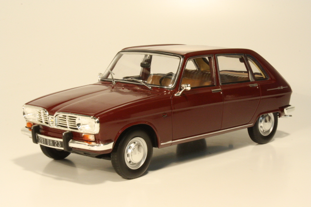 Renault 16 1965, tummanpunainen - Sulje napsauttamalla kuva