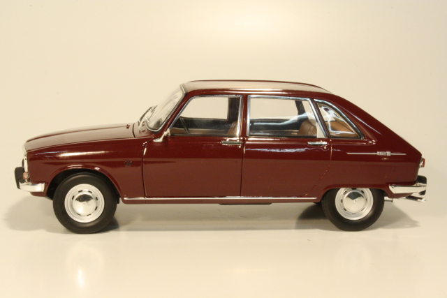 Renault 16 1965, tummanpunainen - Sulje napsauttamalla kuva