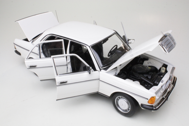 Mercedes 200E (w123) 1982, valkoinen