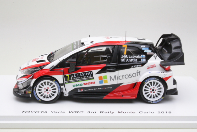 Toyota Yaris WRC, 3rd. Monte Carlo 2018, J-M.Latvala, no.7