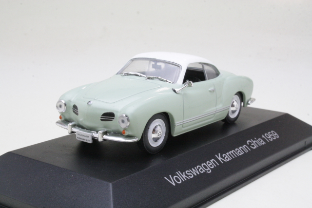 VW Karmann Ghia 1959, green/white