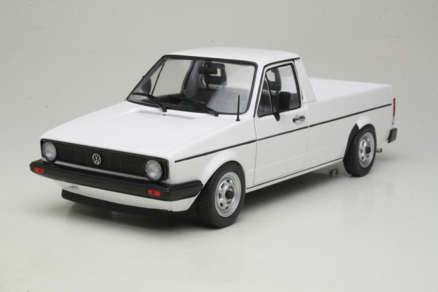 VW Caddy Mk1 1982, valkoinen - Sulje napsauttamalla kuva