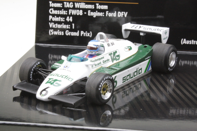 2 Car Set. Williams FW08 1982, Keke / Mercedes W07 2016, Nico