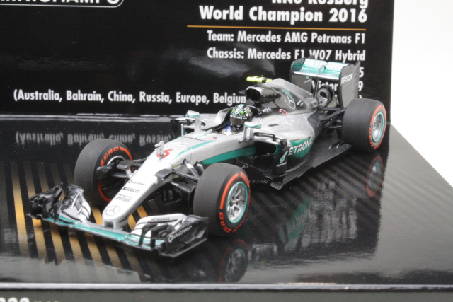 2 Car Set. Williams FW08 1982, Keke / Mercedes W07 2016, Nico