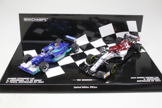 2-car set, Sauber C20 2001 / Alfa Romeo C38 2019, K.Raikkonen