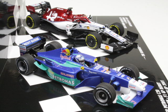 2-car set, Sauber C20 2001 / Alfa Romeo C38 2019, K.Raikkonen - Sulje napsauttamalla kuva