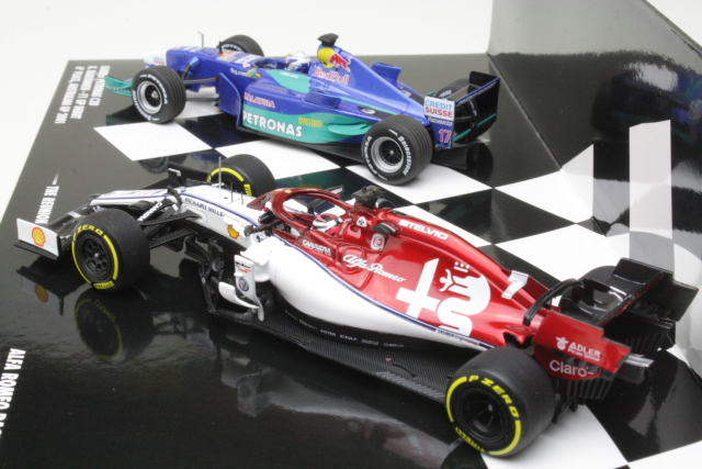 2-car set, Sauber C20 2001 / Alfa Romeo C38 2019, K.Raikkonen - Sulje napsauttamalla kuva