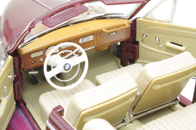 BMW 502 1954, tummanpunainen