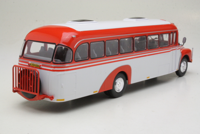Volvo B375 Bussi 1957, punainen/valkoinen