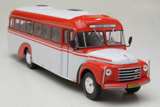 Volvo B375 Bussi 1957, punainen/valkoinen
