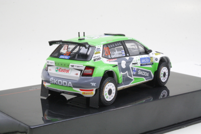 Skoda Fabia Rally2 EVO, Finland 2022, E.Lindholm, no.20