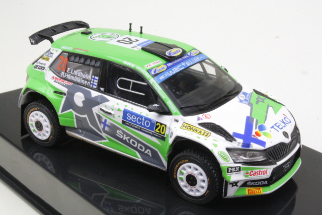 Skoda Fabia Rally2 EVO, Finland 2022, E.Lindholm, no.20