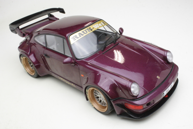 Porsche 911 (964) RWB Hekigioku 2022, tummanpunainen
