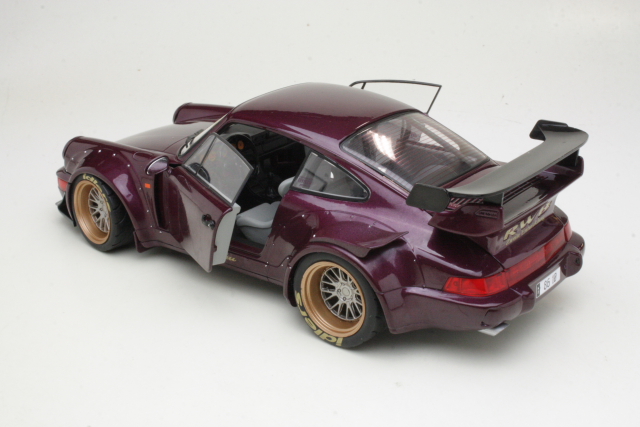Porsche 911 (964) RWB Hekigioku 2022, tummanpunainen