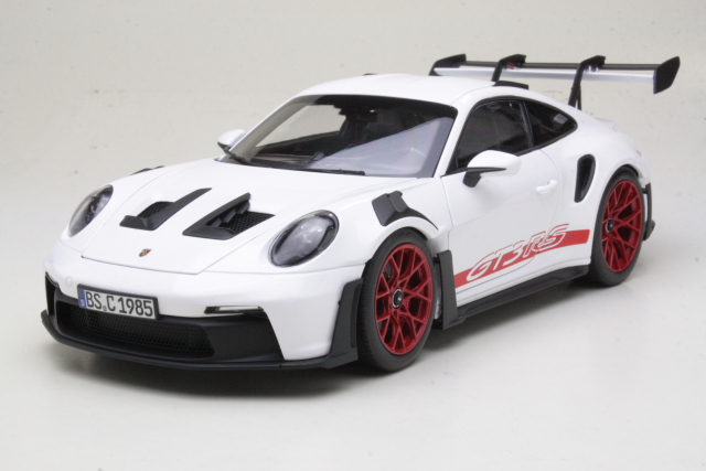 Porsche 911 GT3 RS 2022, white/red