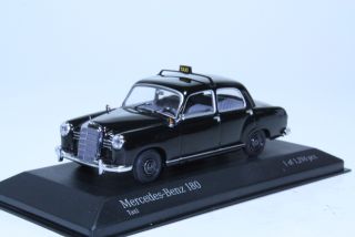 Mercedes 180 (w120) Ponton 1953 Taxi, musta
