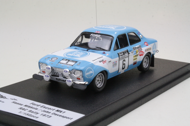 Ford Escort Mk1 RS1600, RAC 1973, H.Mikkola, no.6