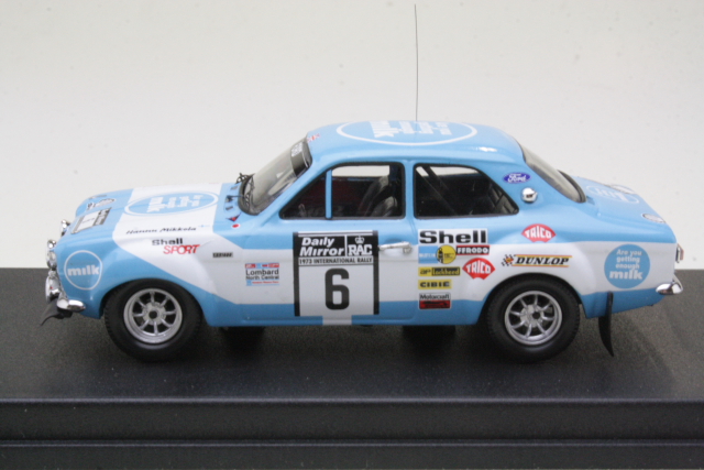 Ford Escort Mk1 RS1600, RAC 1973, H.Mikkola, no.6 - Sulje napsauttamalla kuva