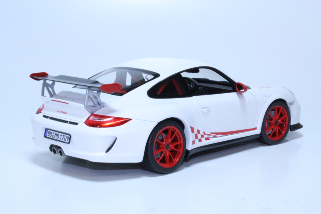 Porsche 911 GT3 RS 2010, valkoinen - Sulje napsauttamalla kuva