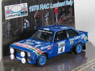 Ford Escort MK2 RS1800, 1st. RAC 1978, H.Mikkola, no.4