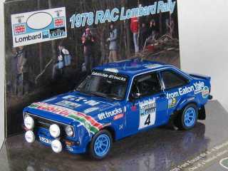 Ford Escort MK2 RS1800, 1st. RAC 1978, H.Mikkola, no.4 - Sulje napsauttamalla kuva