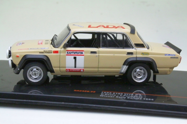 Lada 2105 VFTS, Rally Baltic 1984, V.Soots/T.Putmaker, no.1