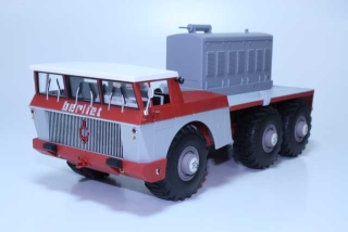 Berliet T100, punainen/harmaa - Sulje napsauttamalla kuva