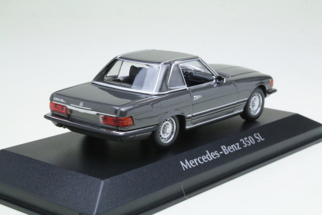 Mercedes 350 SL Cabriolet Hardtop (R107) 1974, harmaa