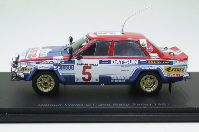Datsun Violet GT, 2nd. Safari 1981, R.Aaltonen, no.5