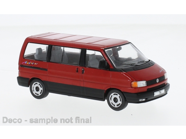 VW Transport T4 1990, punainen