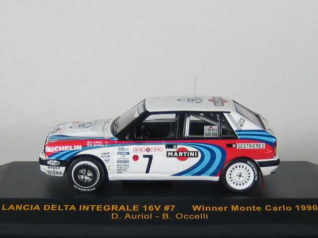 Lancia Delta Integrale 16V, 1st. Monte Carlo 1990, D.Auriol, no7