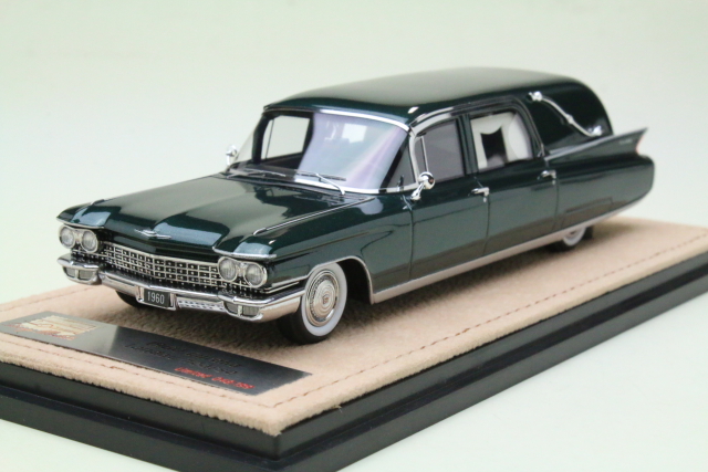 Cadillac Eureka Landau Hearse 1960, tummanvihreä