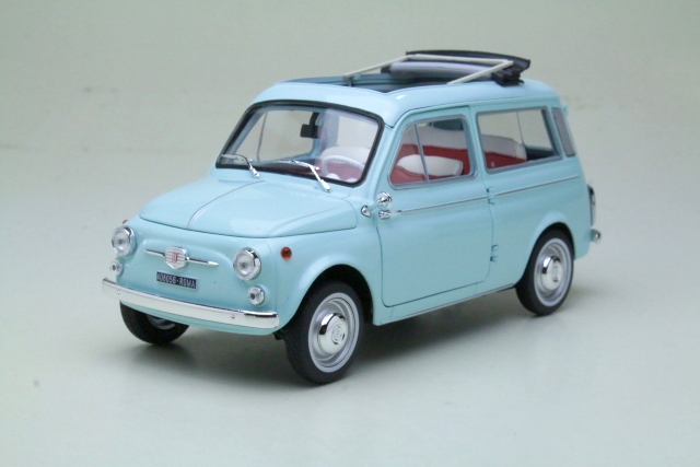 Fiat 500 Giardiniera 1964, light blue