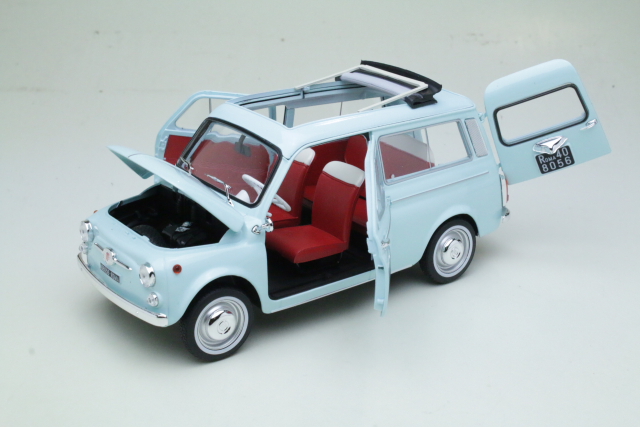 Fiat 500 Giardiniera 1964, vaaleansininen