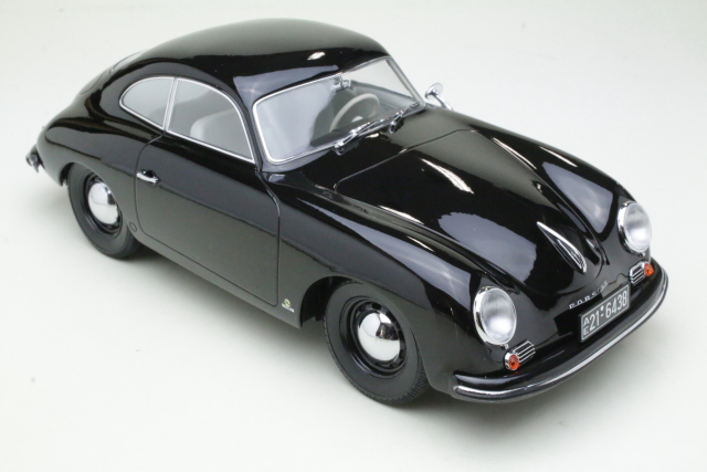 Porsche 356 Coupe 1952, musta - Sulje napsauttamalla kuva