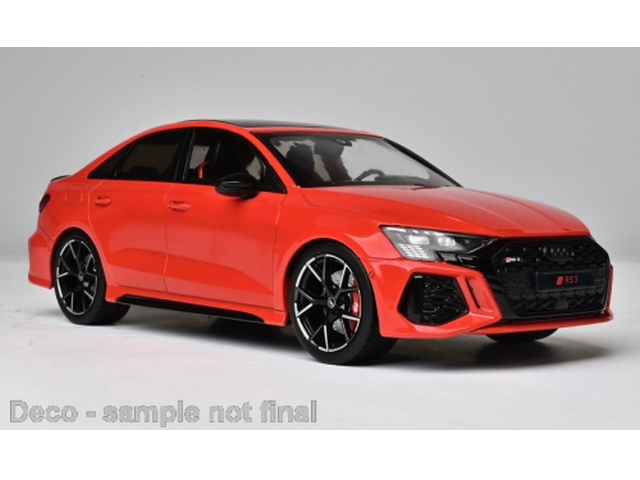 Audi RS3 Limousine 2022, punainen