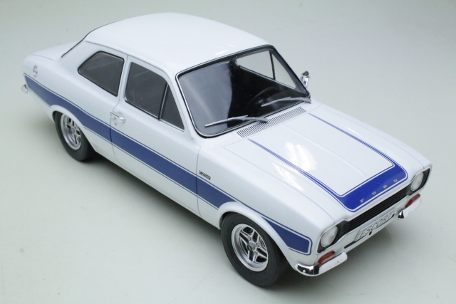 Ford Escort Mk1 RS2000 1973, valkoinen/sininen